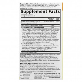 Garden of Life, Vitamin Code®, RAW D3 ™, 60 вегетарианских капсул в Москве - eco-herb.ru | фото