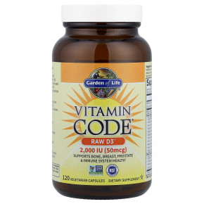 Garden of Life, Vitamin Code®, RAW D3™, 120 вегетарианских капсул в Москве - eco-herb.ru | изображение Garden of Life, Vitamin Code®, RAW D3™, 120 вегетарианских капсул в Москве - eco-herb.ru | фото