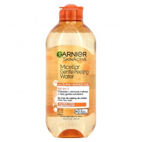 Garnier, SkinActive, Micellar Gentle Peeling Water, 13.5 fl oz (400 ml) в Москве - eco-herb.ru | фото