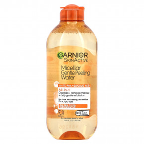 Garnier, SkinActive, мицеллярная вода для деликатного пилинга, 400 мл (13,5 жидк. унц.) в Москве - eco-herb.ru | фото