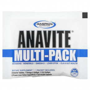 Gaspari Nutrition, Anavite Multi-Pack, 30 пакетиков в Москве - eco-herb.ru | фото