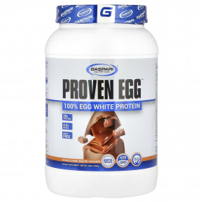 Gaspari Nutrition, Proven Egg, 100% протеин из яичного белка, соленая карамель, 900 г (2 фунта) - описание | фото