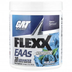 GAT, Flexx EAA + Hydration, Blue Razz, 355,2 г (12,5 унции) - описание | фото
