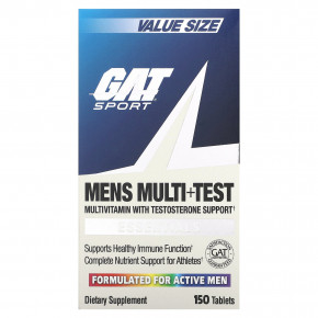 GAT, Mens Multi + Test, 150 таблеток - описание | фото