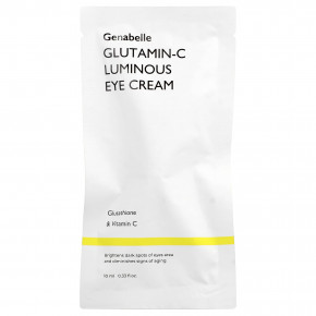 Genabelle, Сияющий крем для кожи вокруг глаз с глутамином, 10 мл (0,33 жидк. Унции) в Москве - eco-herb.ru | фото