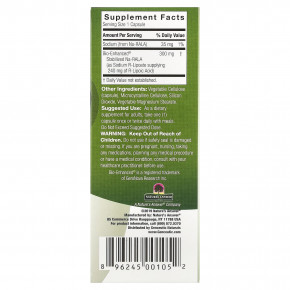 Genceutic Naturals, R-липоевая кислота+, 60 вегетарианских капсул в Москве - eco-herb.ru | фото