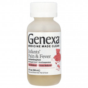 Genexa, Infants 'Pain & Fever, органическая вишня, 160 мг, 59 мл (2 жидк. Унции) в Москве - eco-herb.ru | изображение Genexa, Infants 'Pain & Fever, органическая вишня, 160 мг, 59 мл (2 жидк. Унции) в Москве - eco-herb.ru | фото