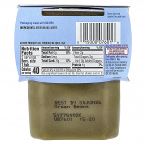 Gerber, 2nd Foods®, детское питание, зеленая фасоль, 2 упаковки по 113 г (4 унции) в Москве - eco-herb.ru | изображение Gerber, 2nd Foods®, детское питание, зеленая фасоль, 2 упаковки по 113 г (4 унции) в Москве - eco-herb.ru | фото
