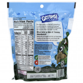 Gerber, Get'ems! ™, печенье Ocean World, для детей от 3 лет, капуста, яблоко и голубика, 142 г (5 унций) в Москве - eco-herb.ru | фото