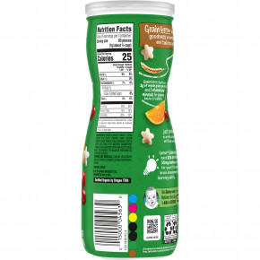 Gerber, Organic for Baby, Grain & Grow, Puffs, снек из воздушных злаков, для детей от 8 месяцев, клюква и апельсин, 42 г (1,48 унции) (Товар снят с продажи) в Москве - eco-herb.ru | фото