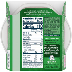 Gerber, Organic, Grain & Grow, Morning Bowl, для малышей от 10 месяцев, овес, ячмень, красная киноа с бананом и летними ягодами, 128 г (4,5 унции) (Товар снят с продажи) в Москве - eco-herb.ru | изображение Gerber, Organic, Grain & Grow, Morning Bowl, для малышей от 10 месяцев, овес, ячмень, красная киноа с бананом и летними ягодами, 128 г (4,5 унции) (Товар снят с продажи) в Москве - eco-herb.ru | фото