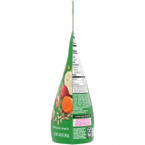 Gerber, Растительный вкус, органический снек для малышей, воздушные зерна, чечевица, банан, морковь, малина, для детей от 12 месяцев, 42 г (1,48 унции) в Москве - eco-herb.ru | фото