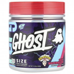 Ghost, Size, Muscle Builder, кислый арбуз Warheads®, 405 г (14,3 унции) в Москве - eco-herb.ru | изображение Ghost, Size, Muscle Builder, кислый арбуз Warheads®, 405 г (14,3 унции) в Москве - eco-herb.ru | фото