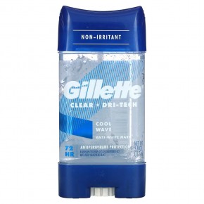 Gillette, Clear Shield, дезодорант-антиперспирант, Cool Wave, 107 г (3,8 унции) - описание