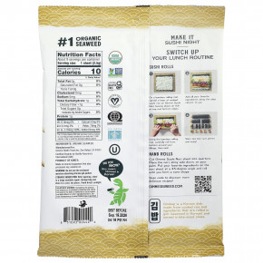 gimMe, рулеты для суши с водорослями нори, 23 г (0,81 унции) в Москве - eco-herb.ru | фото
