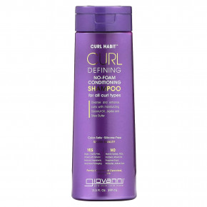 Giovanni, Curl Habit, кондиционер-шампунь без пены для определения локонов, для всех типов локонов, 399 мл (13,5 жидк. унц.) в Москве - eco-herb.ru | изображение Giovanni, Curl Habit, кондиционер-шампунь без пены для определения локонов, для всех типов локонов, 399 мл (13,5 жидк. унц.) в Москве - eco-herb.ru | фото