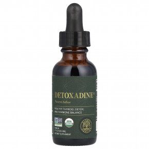 Global Healing, Detoxadine, новый йод, 29,6 мл (1 жидк. унция) - описание | фото