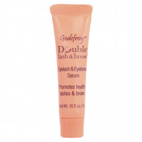Godefroy, Double Lash & Brow®, сыворотка для ресниц и бровей, 3 мл (0,1 жидк. унции) - описание | фото