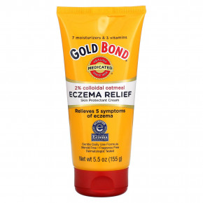 Gold Bond, крем-защита для кожи от экземы, 2% коллоидная овсянка, 155 г (5,5 унции) (Товар снят с продажи) в Москве - eco-herb.ru | фото