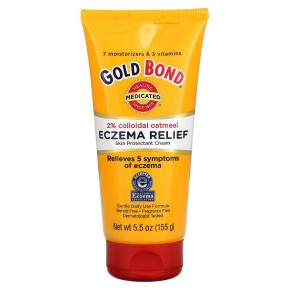 Gold Bond, Medicated, крем для защиты кожи от экземы, 2% коллоидная овсянка, 155 г (5,5 унции) в Москве - eco-herb.ru | фото