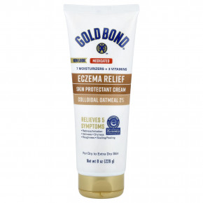 Gold Bond, Medicated, крем для защиты кожи от экземы, для сухой и очень сухой кожи, 226 г (8 унций) в Москве - eco-herb.ru | фото