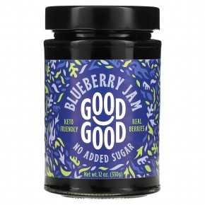 GOOD GOOD, Blueberry Jam, 12 oz (330 g) - описание