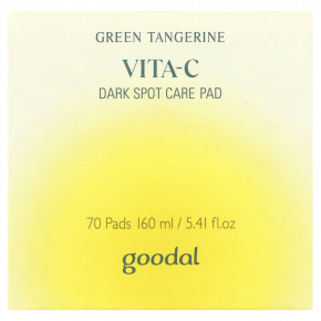Goodal, Green Tangerine Vita-C - салфетки для ухода за темными пятнами, 70 шт. в Москве - eco-herb.ru | изображение Goodal, Green Tangerine Vita-C - салфетки для ухода за темными пятнами, 70 шт. в Москве - eco-herb.ru | фото