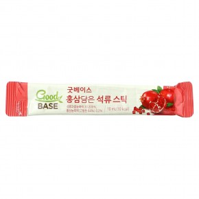 Goodbase, Korean Red Ginseng with Pomegranate, 30 Sticks, 0.34 fl oz (10 ml) Each в Москве - eco-herb.ru | фото