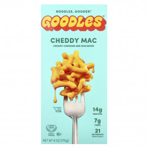 Goodles, Cheddy Mac, сливочный чеддер и макароны, 170 г (6 унций) - описание | фото