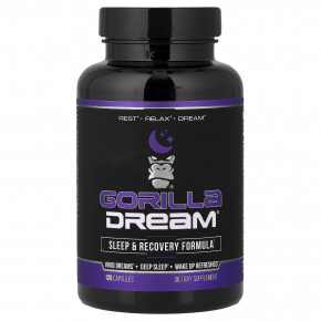 Gorilla Mind, Dream®, средство для сна и восстановления, 120 капсул - описание | фото