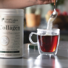 Great Lakes Wellness, пептиды коллагена из крупного рогатого скота травяного откорма, с нейтральным вкусом, 284 г (10 унций) в Москве - eco-herb.ru | фото