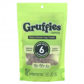 Green Gruff, Gruffies Calming, собачьи лакомства с арахисовой пастой, 170 г (6 унций) в Москве - eco-herb.ru | фото