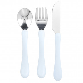 Green Sprouts, Stainless Steel & Sprout Ware®, Kid's Cutlery, 12+ Months, Blue, 3 Pieces в Москве - eco-herb.ru | фото