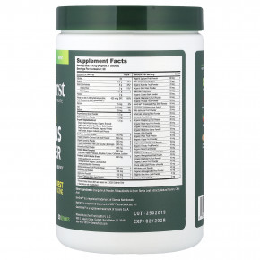 Greens First, зелень в порошке, со вкусом мяты, 282,9 г (9,97 унции) в Москве - eco-herb.ru | фото