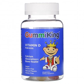 GummiKing, Витамин D для детей, 60 жевательных мармеладок в Москве - eco-herb.ru | фото
