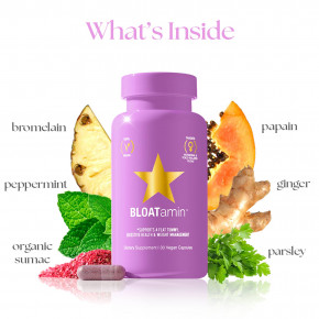 HAIRtamin, BLOATamin ™, 30 веганских капсул в Москве - eco-herb.ru | изображение HAIRtamin, BLOATamin ™, 30 веганских капсул в Москве - eco-herb.ru | фото