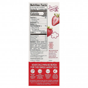 Happy Family Organics, Happy Baby, органические крекеры для зубов, клубника, свекла и амарант, 12 пакетиков по 4 г (0,14 унции) в Москве - eco-herb.ru | фото