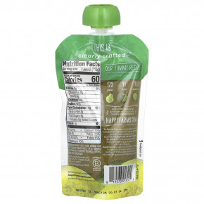 Happy Family Organics, Happy Baby®, органическое детское питание, для детей от 6 месяцев, груши, кудрявая капуста и шпинат, 113 г (4 унции) в Москве - eco-herb.ru | фото
