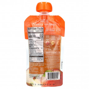 Happy Family Organics, Happy Baby®, органическое детское питание, для детей от 6 месяцев, яблоки, тыква и морковь, 113 г (4 унции) в Москве - eco-herb.ru | фото