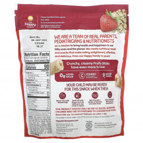 Happy Family Organics, Happy Tot, фруктовые палочки, органическая клубника, 72 г (2,54 унции) (Товар снят с продажи) в Москве - eco-herb.ru | фото
