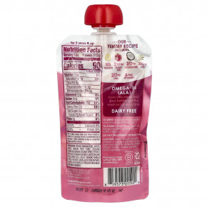 Happy Family Organics, Happy Tot®, Super Morning, без молочных продуктов, для детей от 2 лет, органические бананы, питайя, кокосовое молоко, овес и чиа, 113 г (4 унции) в Москве - eco-herb.ru | фото