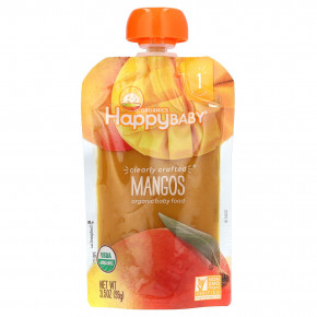 Happy Family Organics, органическое детское питание, этап 1, манго, 99 г (3,5 унции) в Москве - eco-herb.ru | фото