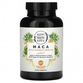 Happy Healthy Hippie, мака, 120 вегетарианских капсул в Москве - eco-herb.ru | изображение Happy Healthy Hippie, мака, 120 вегетарианских капсул в Москве - eco-herb.ru | фото