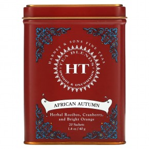 Harney & Sons, Африканская осень, 20 чайных пакетиков, 1.4 унции (40 г) - описание