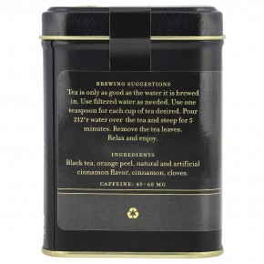 Harney & Sons, Black Tea, Hot Cinnamon Spice ™, 112 г (4 унции) в Москве - eco-herb.ru | фото