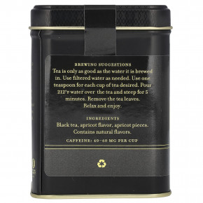 Harney & Sons, черный чай, абрикос, 112 г (4 унции) в Москве - eco-herb.ru | фото