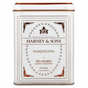 Harney & Sons, Classic Collection, Дарджилинг, 20 чайных пакетиков, 40 г (1,4 унции) - подробнее Harney & Sons, Classic Collection, Дарджилинг, 20 чайных пакетиков, 40 г (1,4 унции) - описание