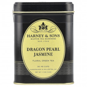 Harney & Sons, Dragon Pearl, жасмин, зеленый чай, 112 г (4 унции) в Москве - eco-herb.ru | фото