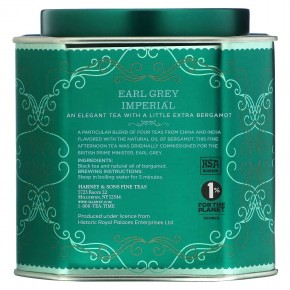 Harney & Sons, Earl Grey Imperial, черный чай с бергамотом, 30 пакетиков, 75 г (2,67 унции) в Москве - eco-herb.ru | фото