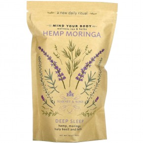 Harney & Sons, Hemp Moringa, Deep Sleep, Wellness Tea & Herbs, 10 oz (283 g) в Москве - eco-herb.ru | фото